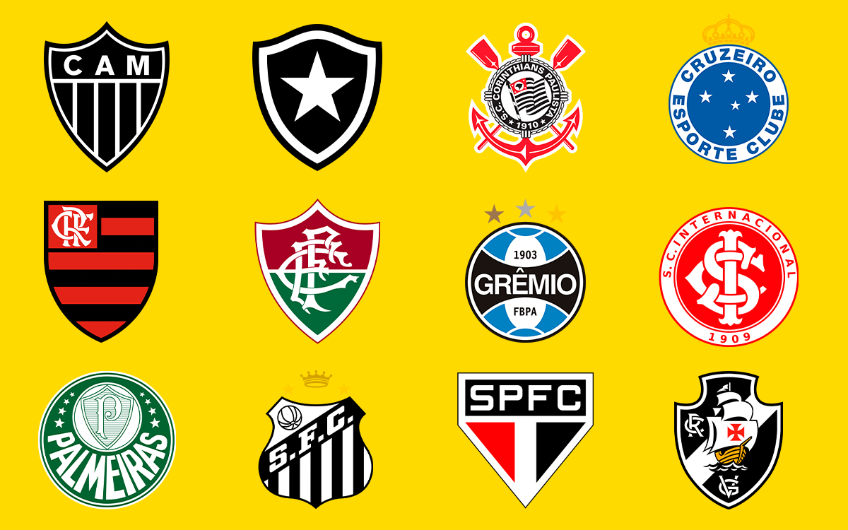 Times por Escudo - Brasileirão Serie A 2023