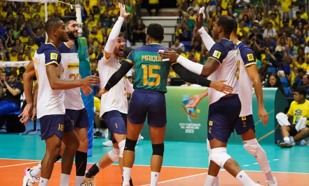 Brasil vence Argentina e conquista o 33º título Sul-Americano de vôlei