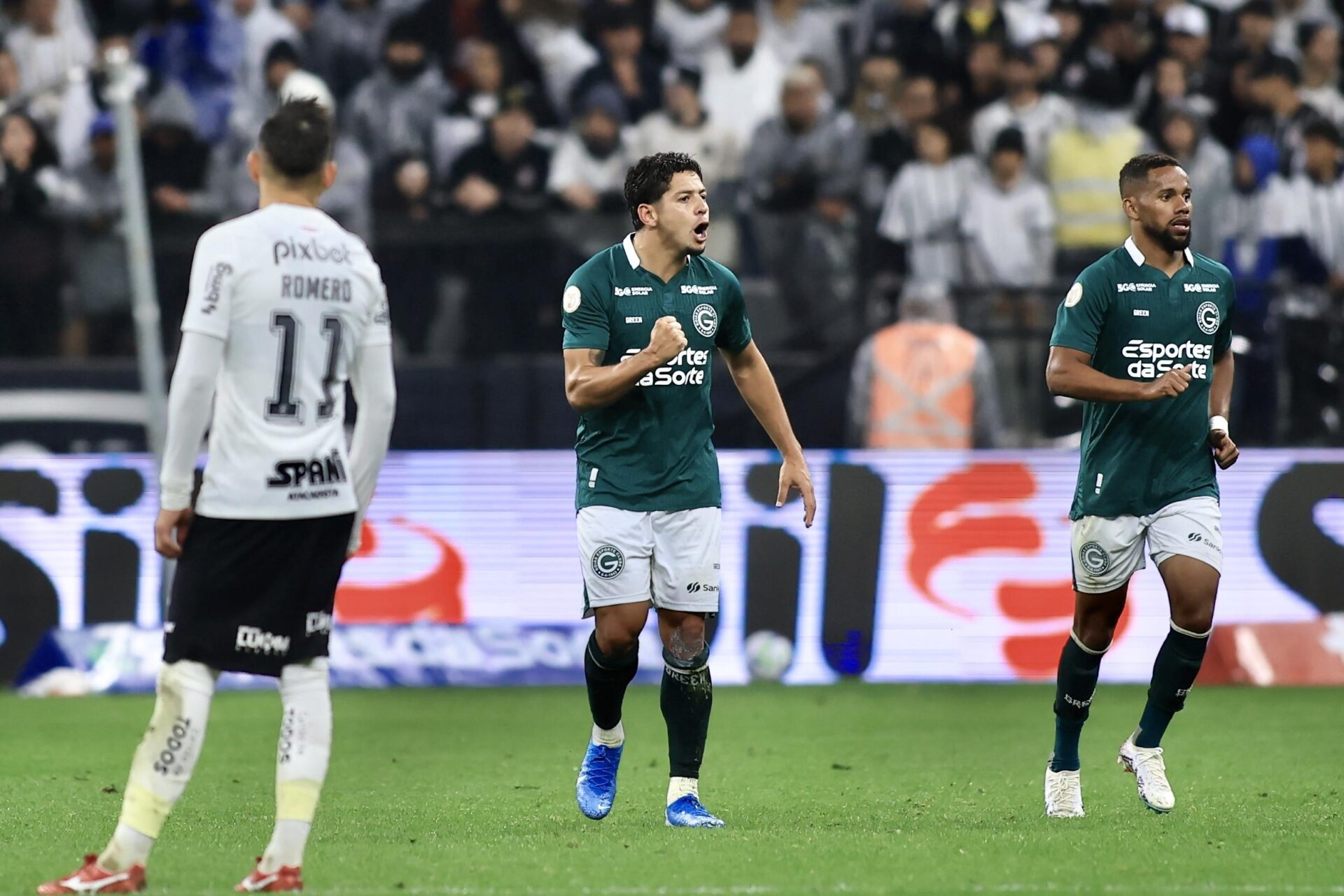 Corinthians 1 x 1 Goiás; Verdão sai na frente, mas cede empate