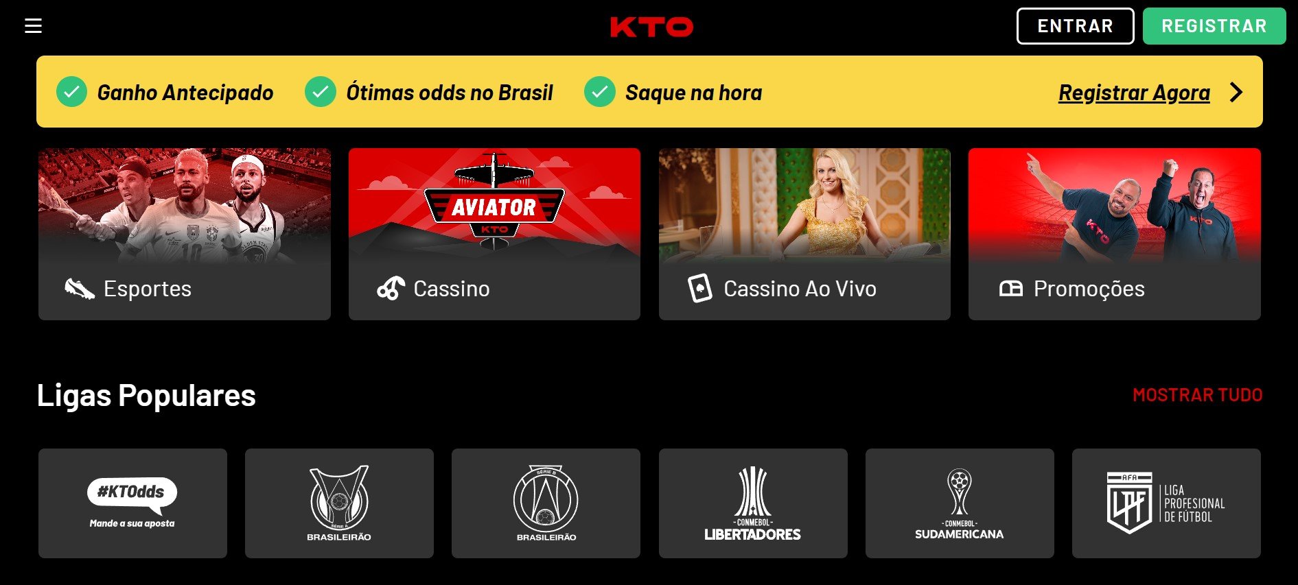 KTO é o melhor site de cassino para jogar roleta online