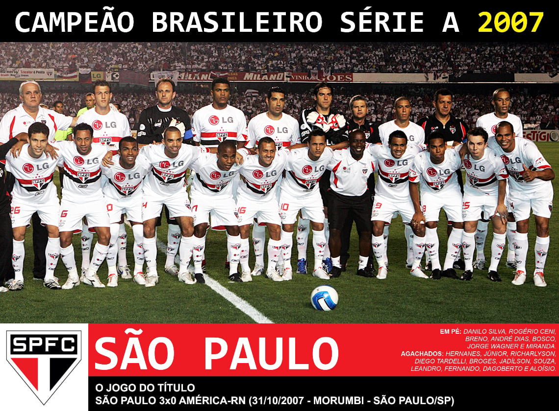 São Paulo: 1500 vezes no Campeonato Brasileiro - SPFC