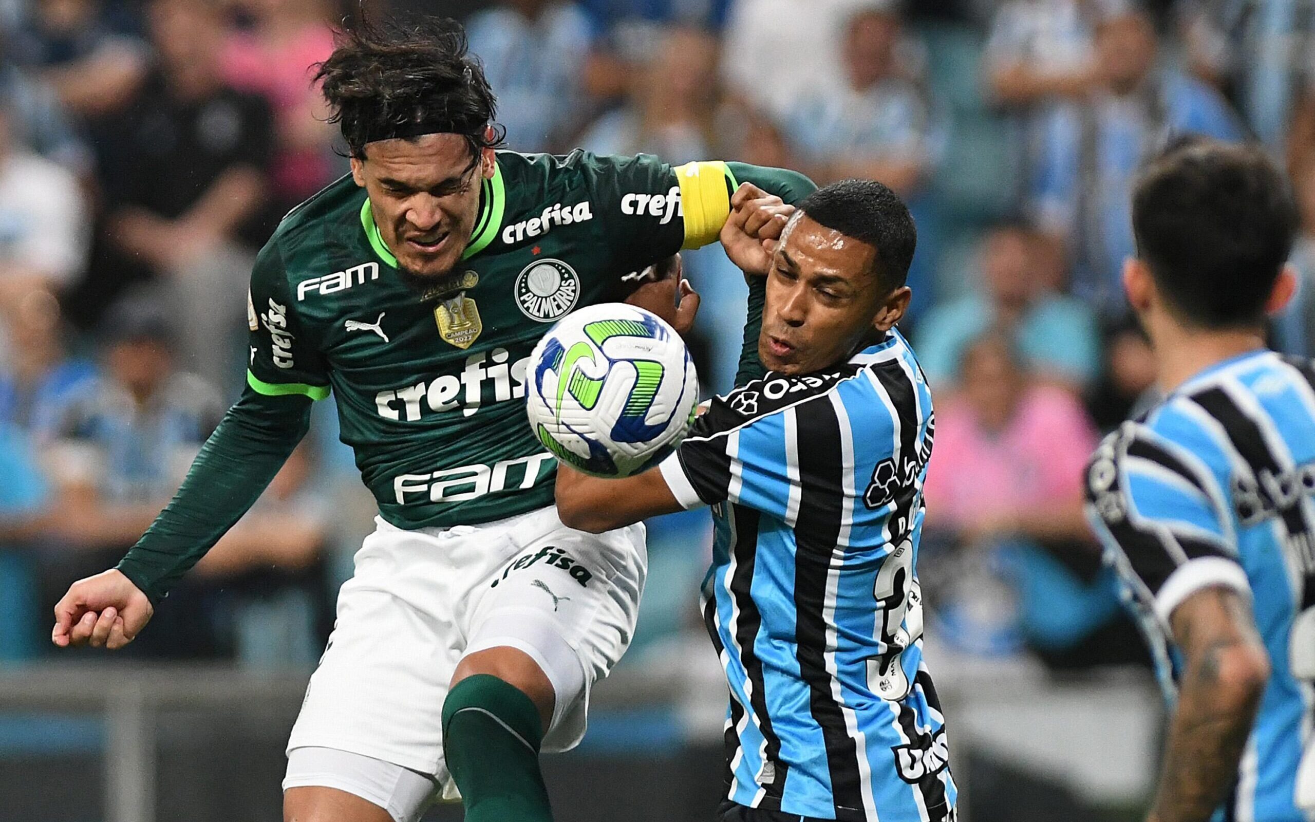 Grêmio joga pouco e leva goleada do Palmeiras pelo Brasileirão