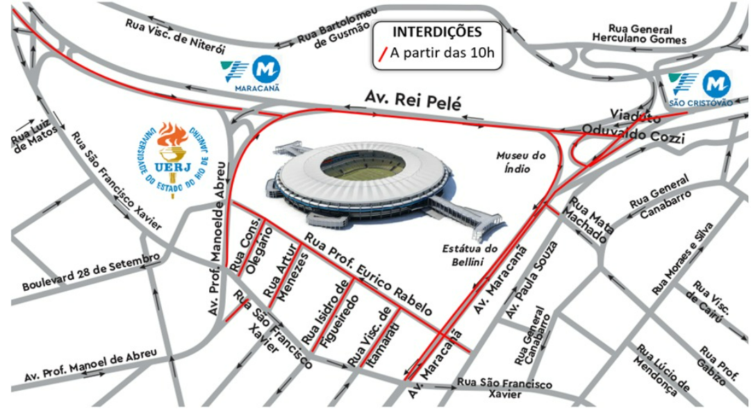 Vai ao jogo? Saiba as informações de acesso ao Maracanã