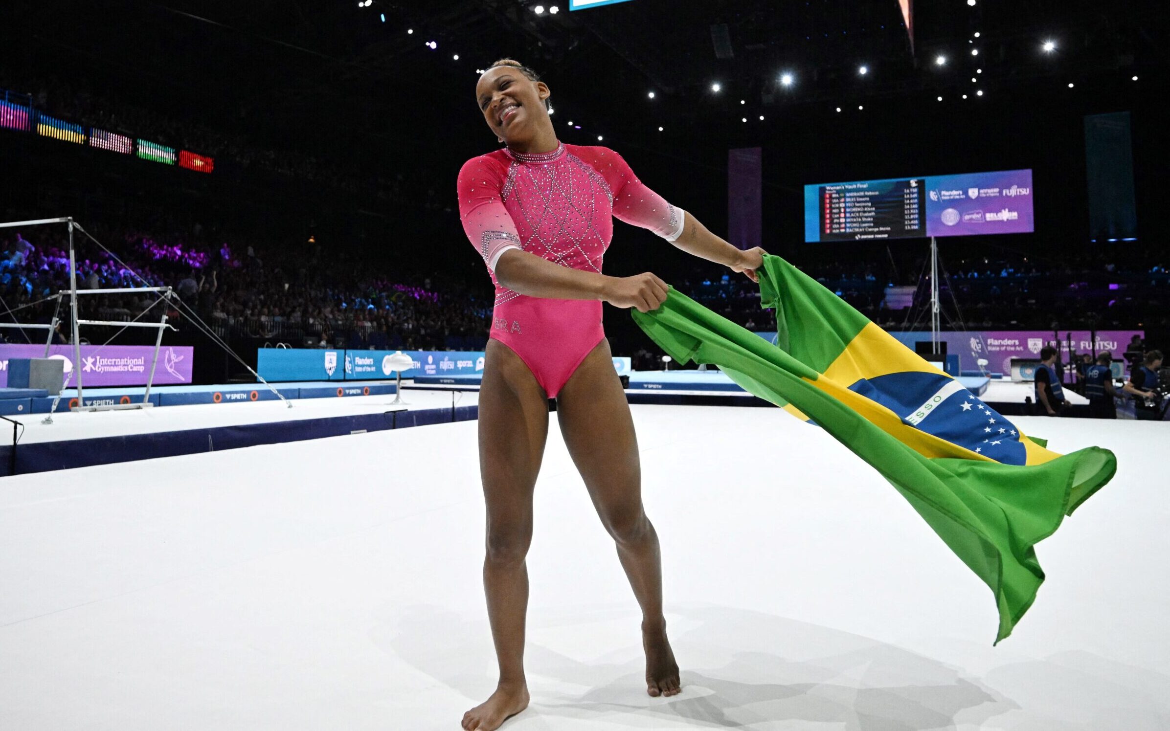 Rebeca Andrade: quanto a campeã ganhou no Mundial de Ginástica com