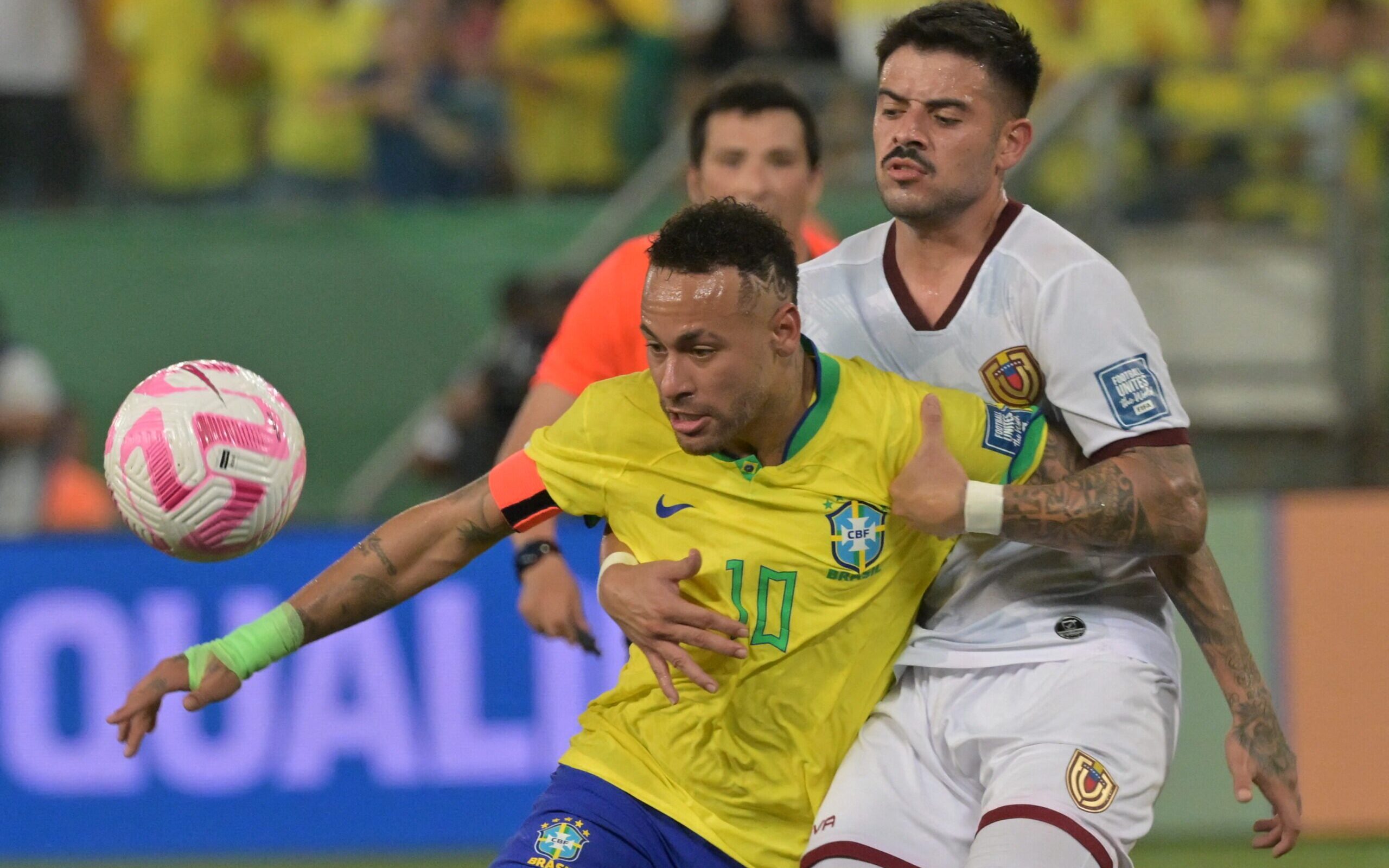 Brasil - Venezuela: Venezuela rasca un empate de Brasil tras un