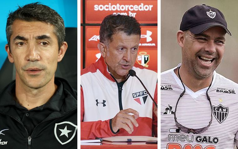 Número de vitória, empate e derrotas dos treinadores estrangeiros no