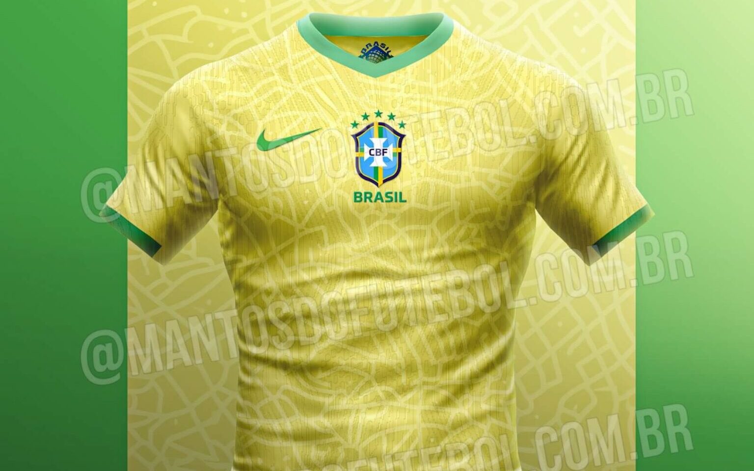 Site revela possível novo uniforme da Seleção Brasileira