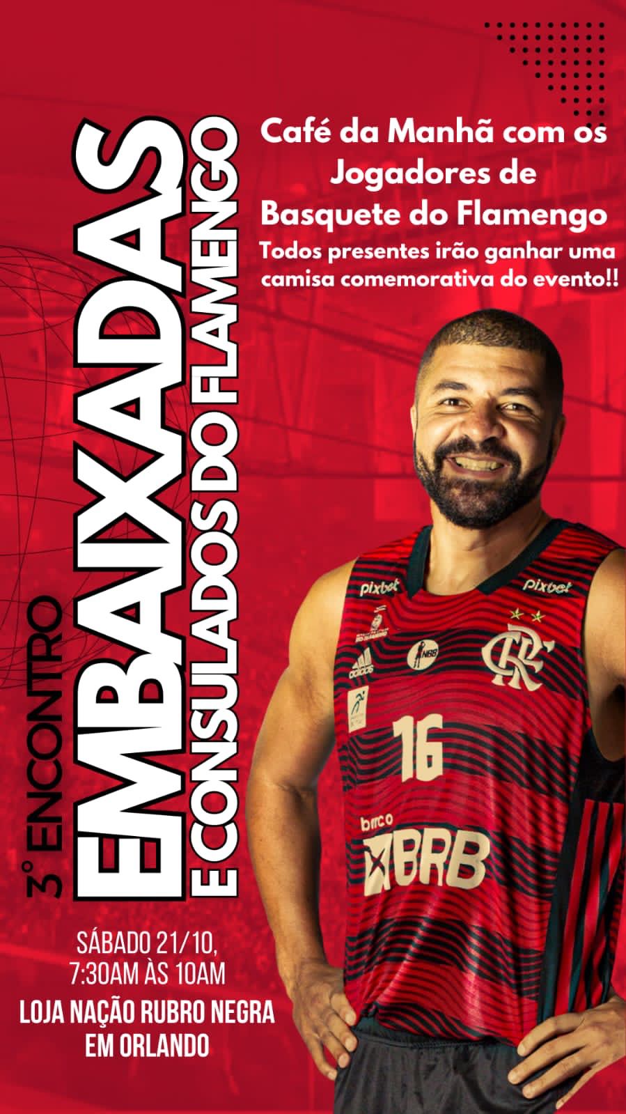 Flamengo fará jogo de pré-temporada contra o Orlando Magic