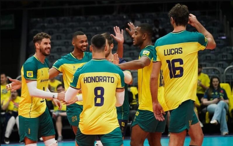 Pré-Olímpico de vôlei masculino: Brasil 3 x 1 Cuba