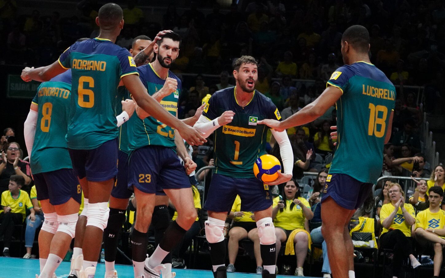 Pré-Olímpico de vôlei masculino: Brasil 3 x 1 Cuba