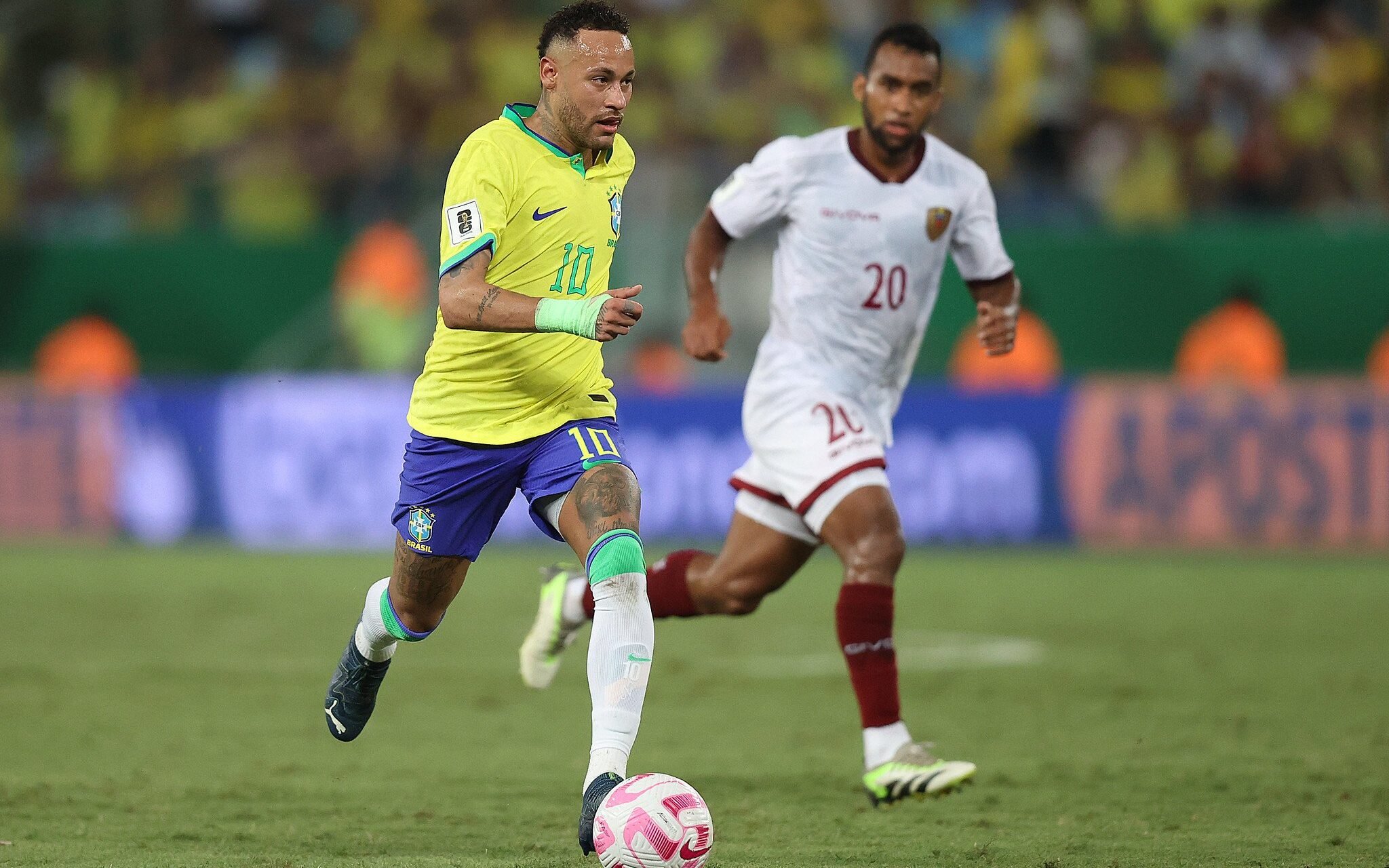 Brasil joga mal e fica no empate com a Venezuela na Arena Pantanal