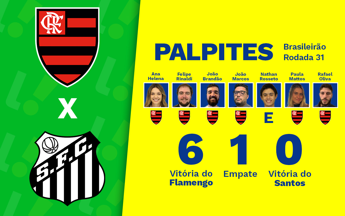 Palpite Flamengo x Bragantino - Campeonato Brasileiro - 23/11/23