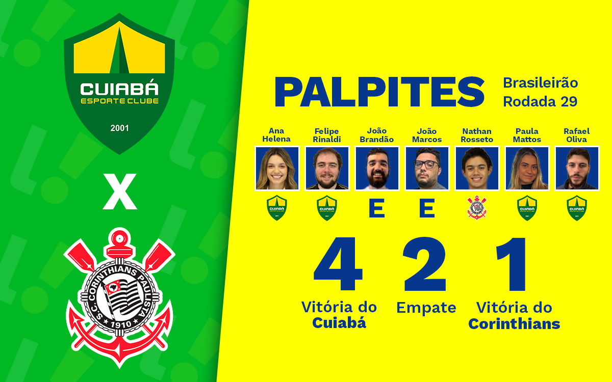 Palpites para os jogos da 28ª rodada do Campeonato Brasileiro de