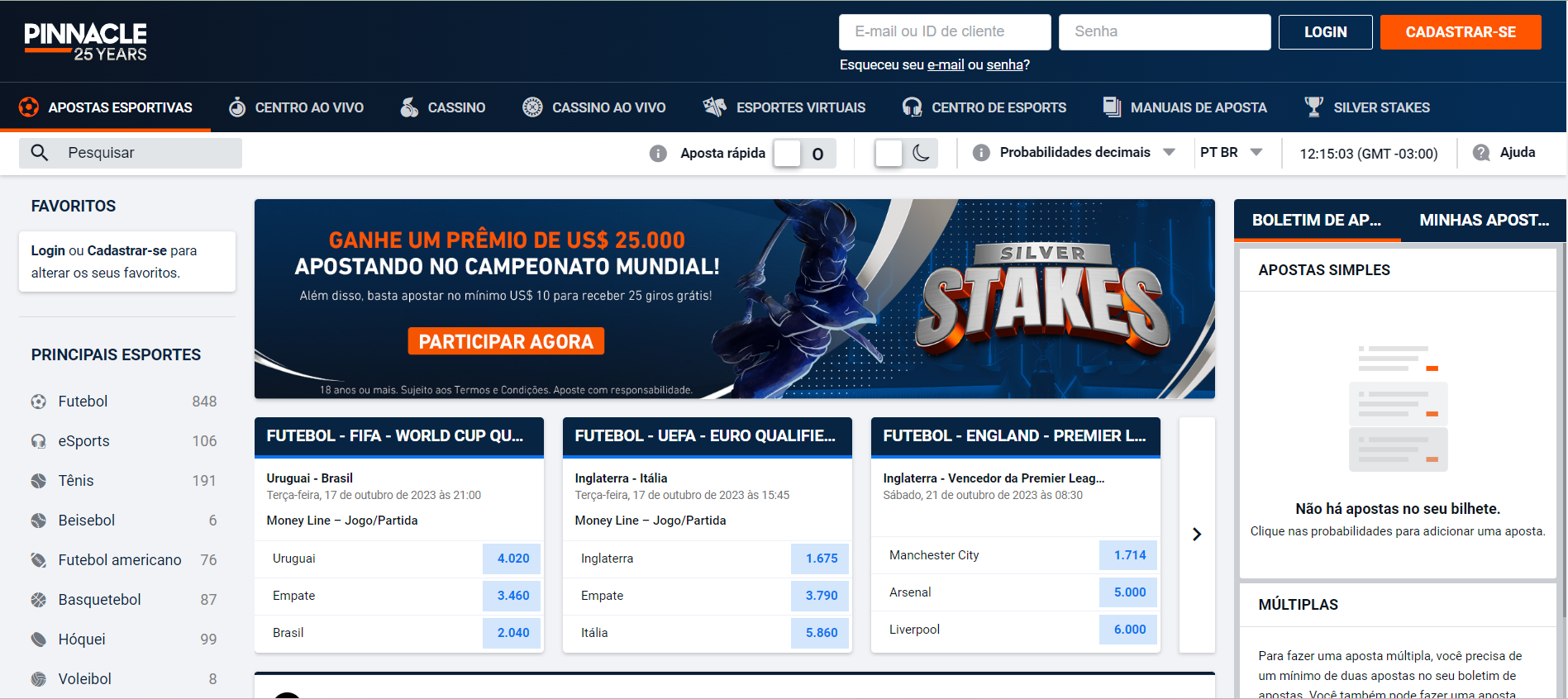 Pinnacle Apostas: como fazer seus palpites no site