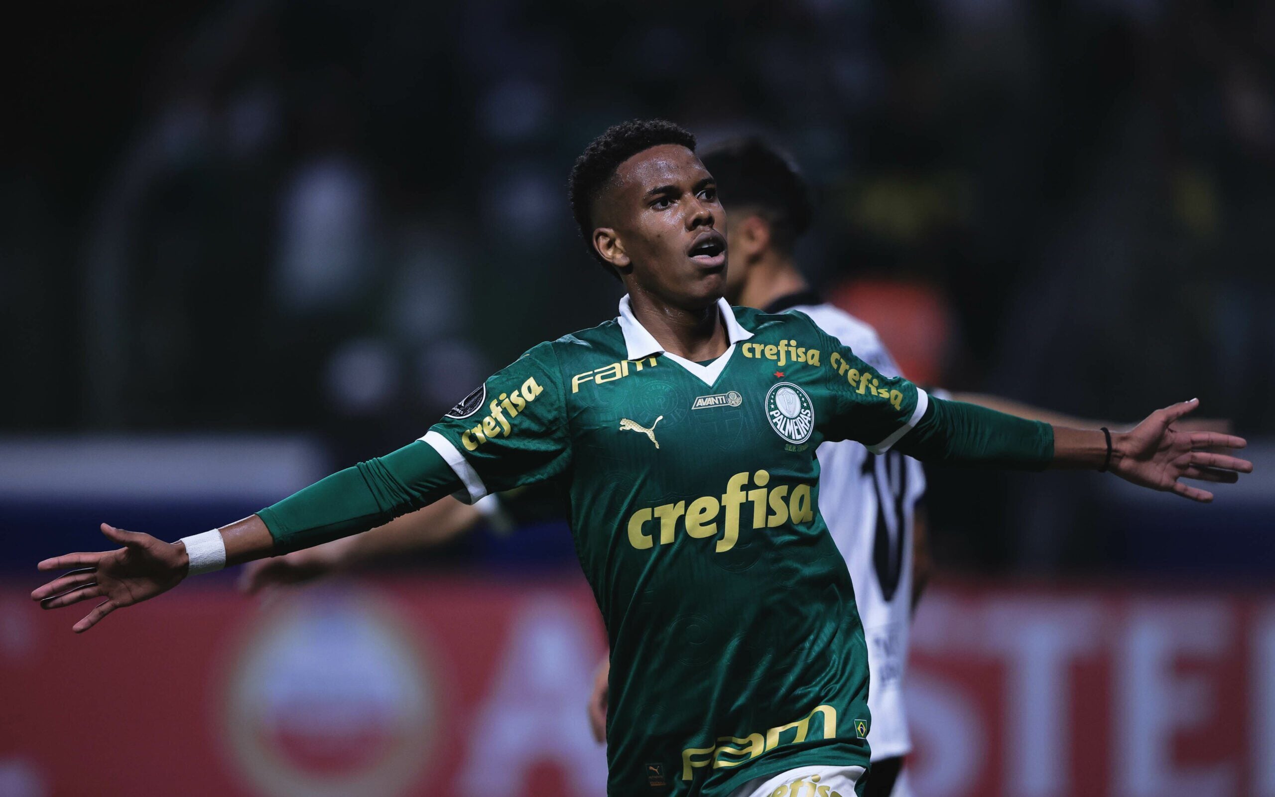 Estevão, Palmeiras (Foto: Ettore Chiereguini/AGIF)