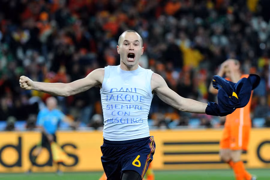 Iniesta - Espanha - Copa do Mundo de 2010
