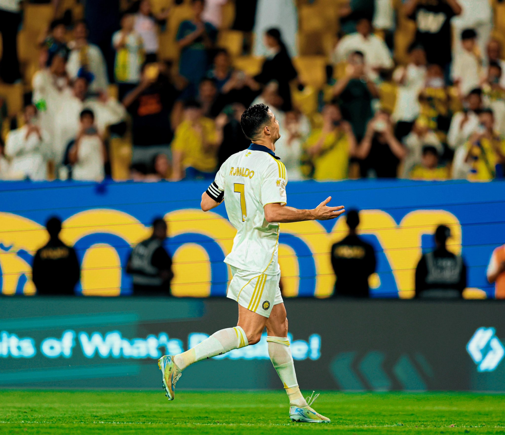 Cristiano Ronaldo em jogo do Al-Nassr.