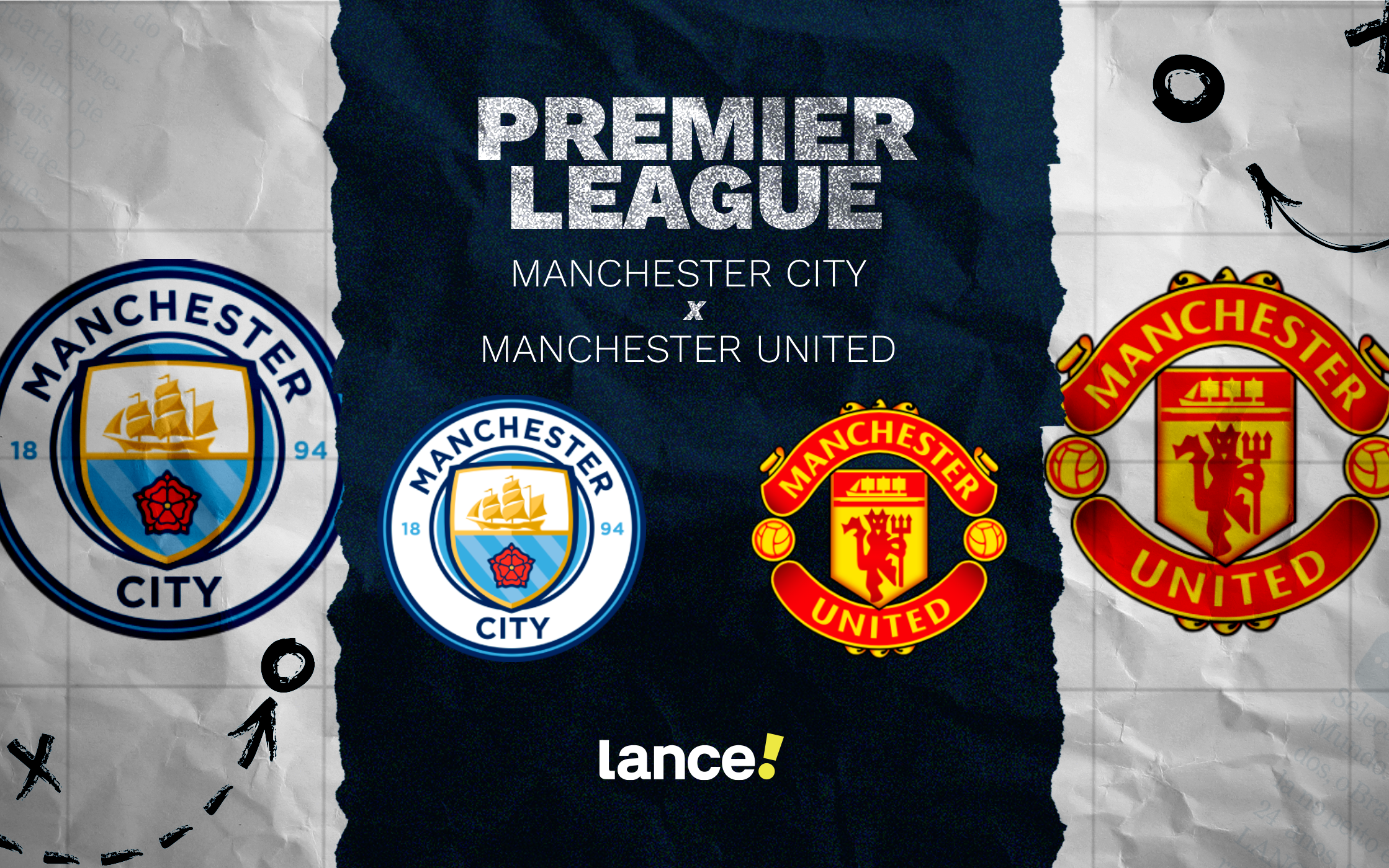 Manchester City x Manchester United: onde assistir ao jogo da